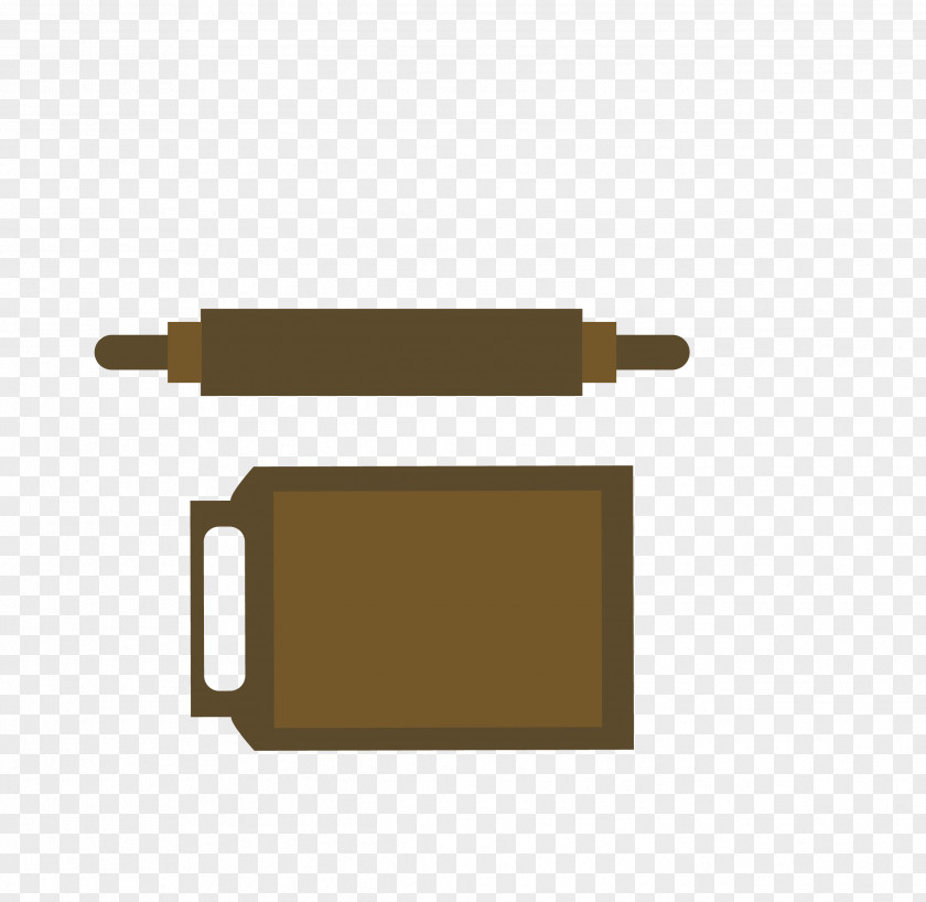 Vector Black Panel With Rolling Pin Sticks Euclidean Icon PNG