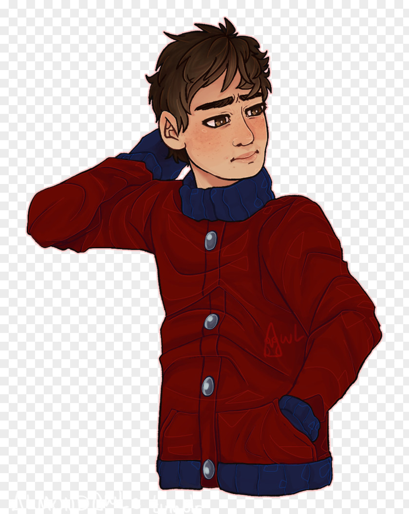 Boy Cardigan Hoodie Jacket PNG