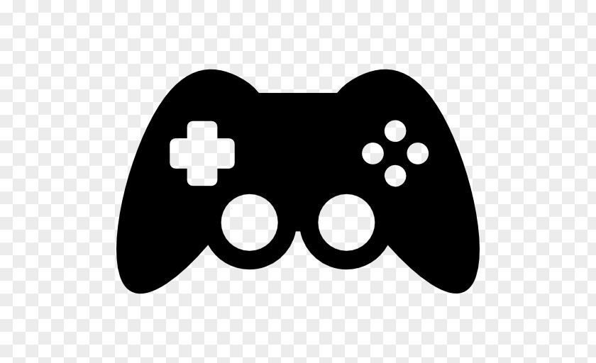 Gamepad Black Joystick Game Controllers Video PNG