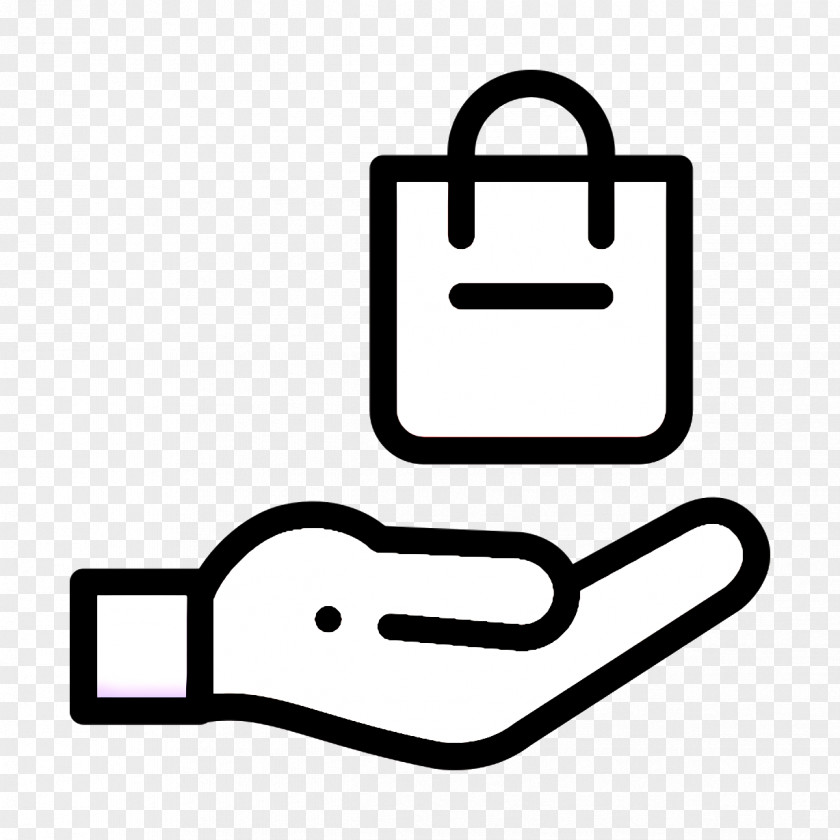 Shopping Bag Icon Online Hands And Gestures PNG