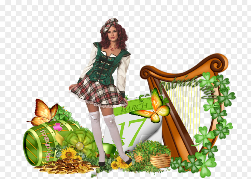 St. Patrick's Day，patricks Day Food Scottish People Écossaise Costume PNG