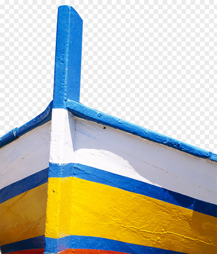 Blue Vintage Boat Stock Photography PNG
