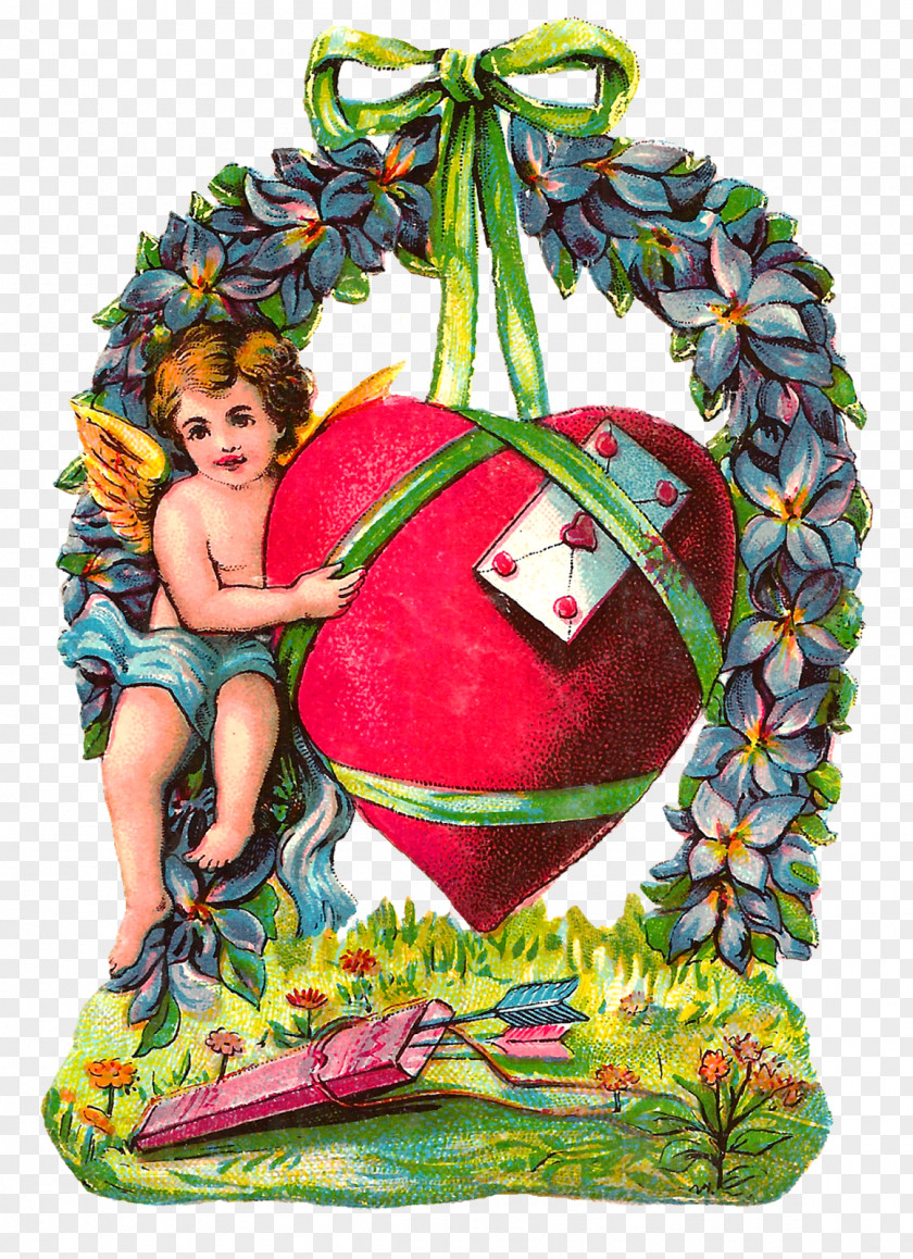 Cupid Christmas Ornament Tree Holiday PNG
