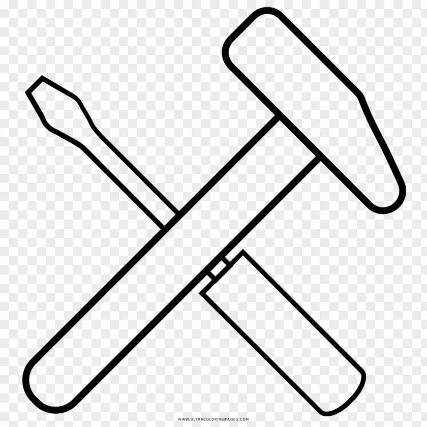 Hammer Drawing Coloring Book Tool Clip Art PNG