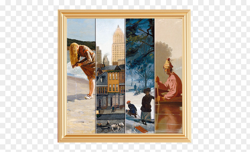 Painting Mala índole: Cuentos Aceptados Y Aceptables Central Park, Winter Picture Frames PNG