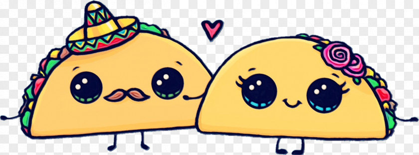 Taco Mexican Cuisine Drawing Humour Cartoon PNG