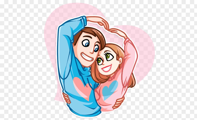 Telegram Sticker Love Couple Romance PNG