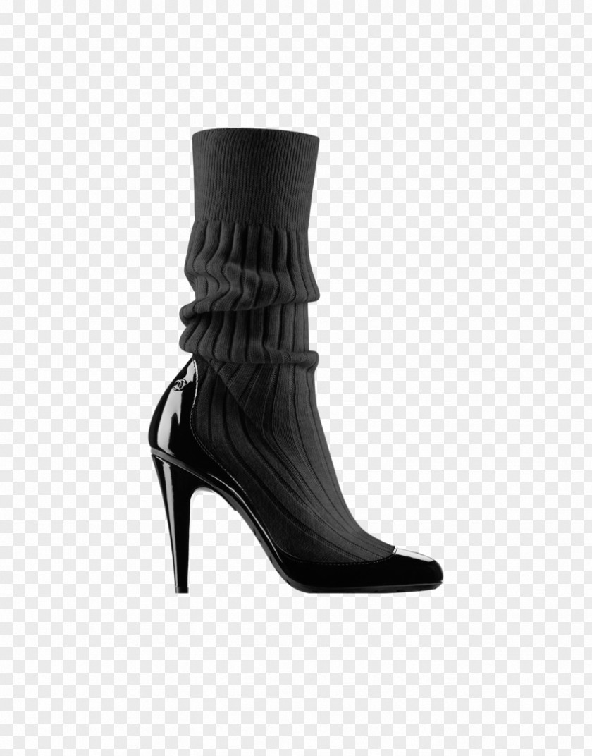 Cotton Boots Boot Chanel High-heeled Shoe Sock PNG