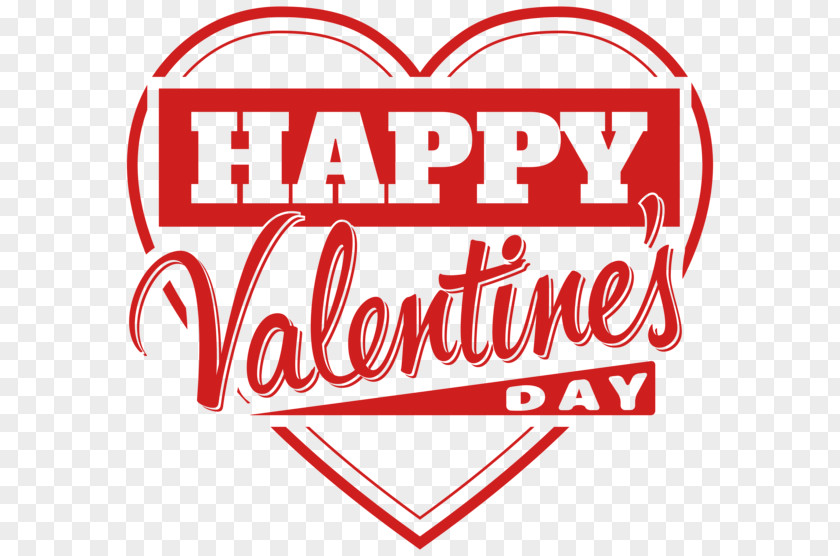 Happy Valentine's Day Heart Love Clip Art PNG