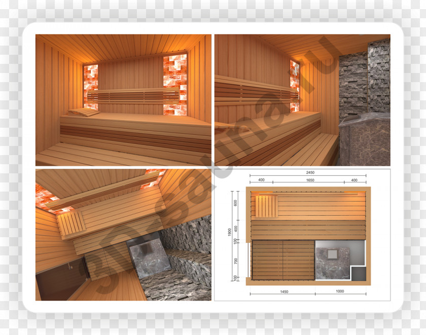 Sauna Infrared Design Projektierung 3D Computer Graphics PNG