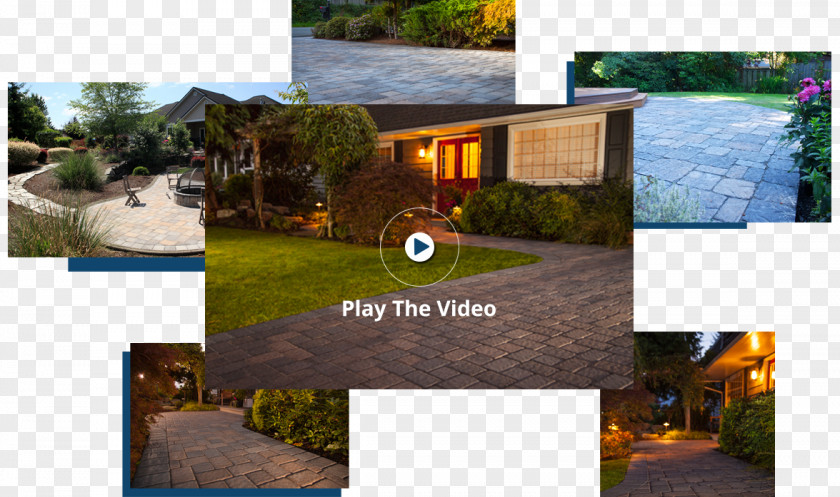 Sound Collage Backyard Landscape Lighting Property Landscaping PNG