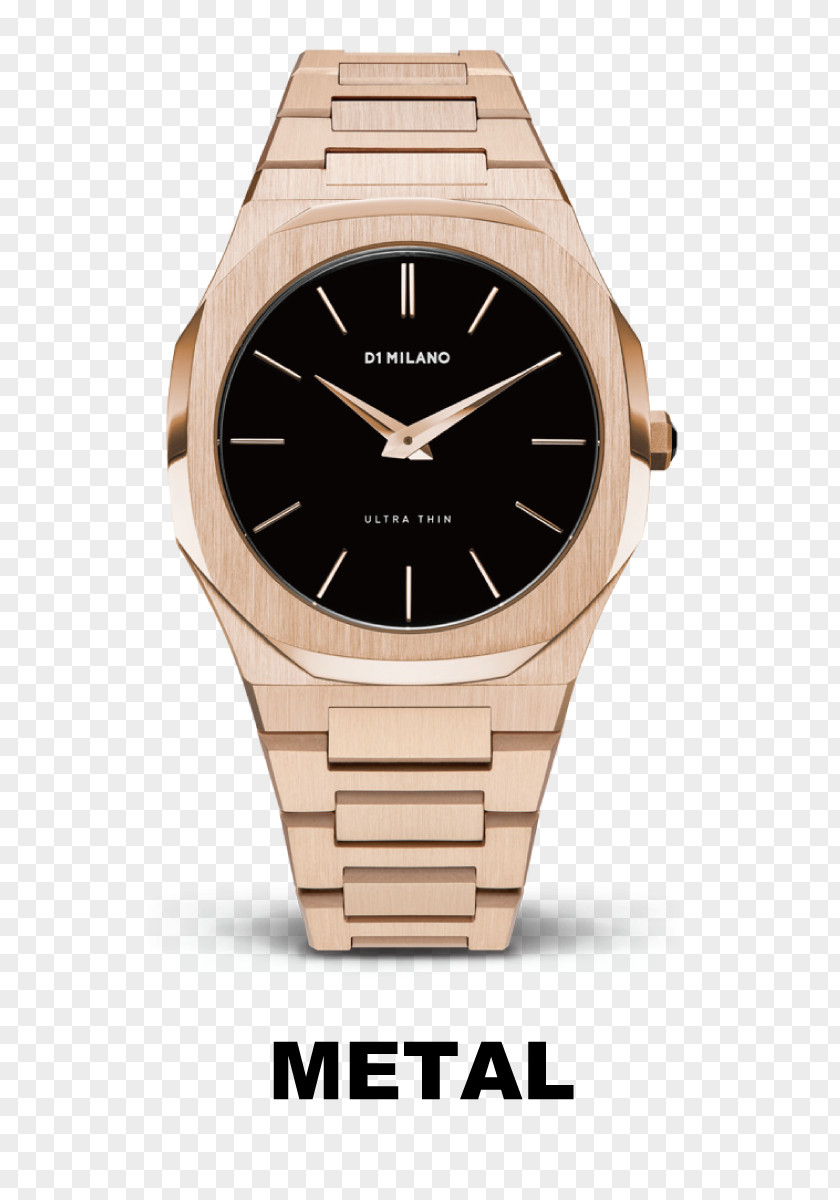 Watch D1 Milano Gold Baselworld PNG