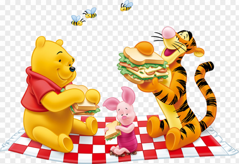 Winnie The Pooh And Tiger Free Clipart Piglet Eeyore Tigger Clip Art PNG