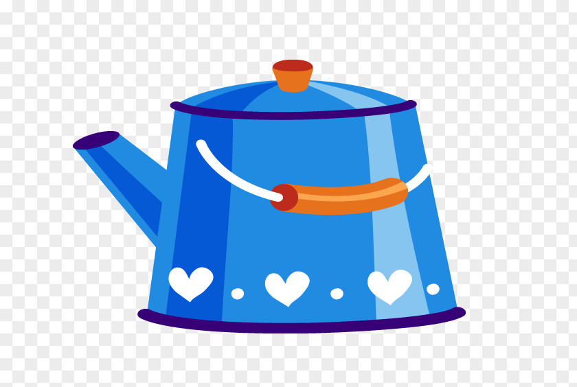 Kettle Blue Clip Art PNG