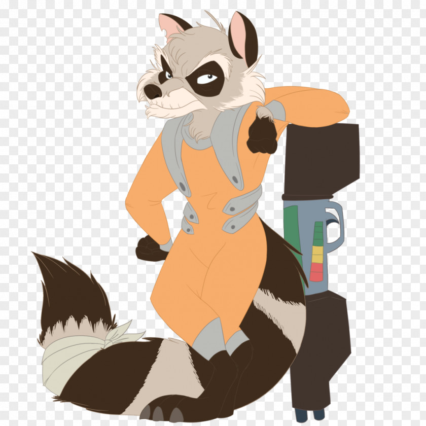 Rocket Raccoon Vertebrate Dog Mammal Cartoon PNG
