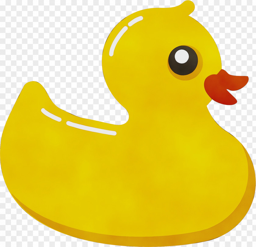 Rubber Ducky Bath Toy Yellow Duck PNG