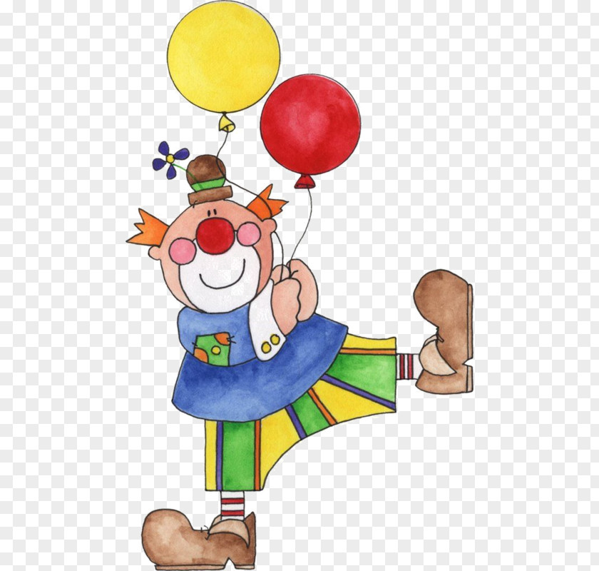 Take A Balloon Child Clown Carnival Clip Art PNG