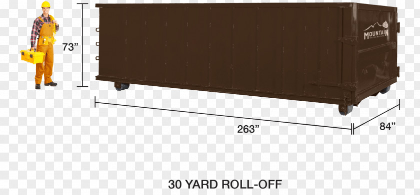 30 Off Roll-off Dumpster Recycling Rubbish Bins & Waste Paper Baskets Intermodal Container PNG