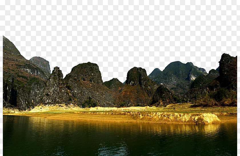 Baise Haokun Lake Scenic Youjiang District Loch Wallpaper PNG
