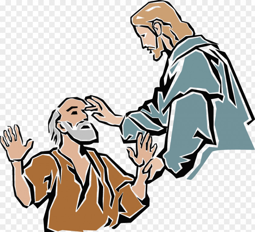 Miracles Of Jesus Healing The Man Blind From Birth Bethsaida Clip Art PNG