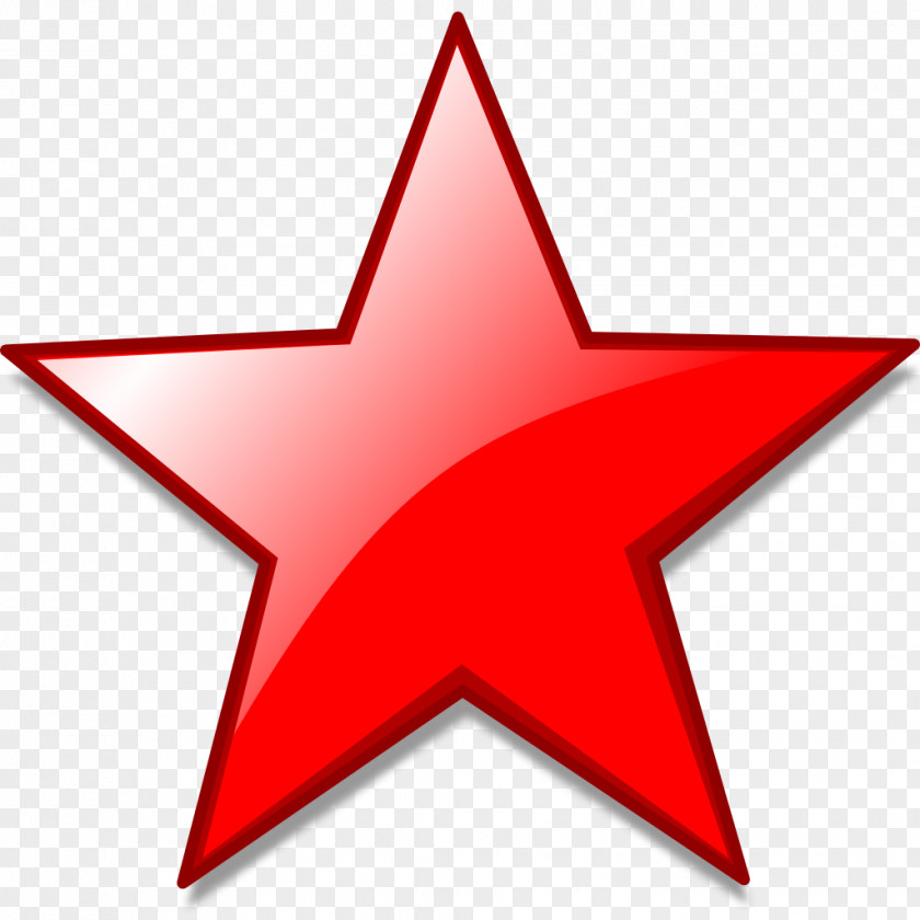 Red Star Five-pointed Clip Art PNG