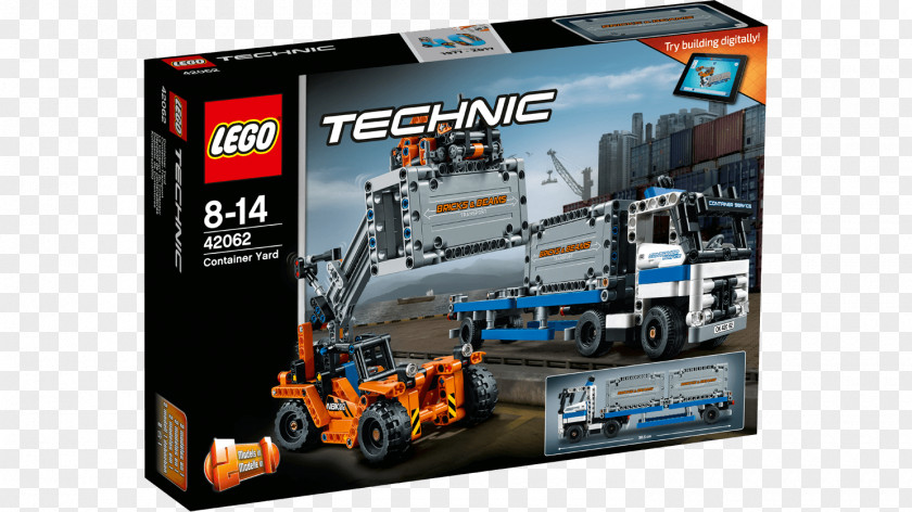 Toy Lego Technic LEGO CARS Intermodal Container PNG
