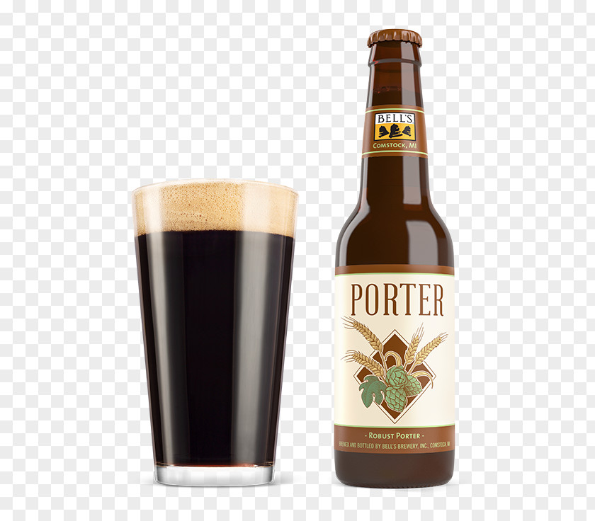 Barley Bell's Brewery Brown Ale Beer Stout PNG