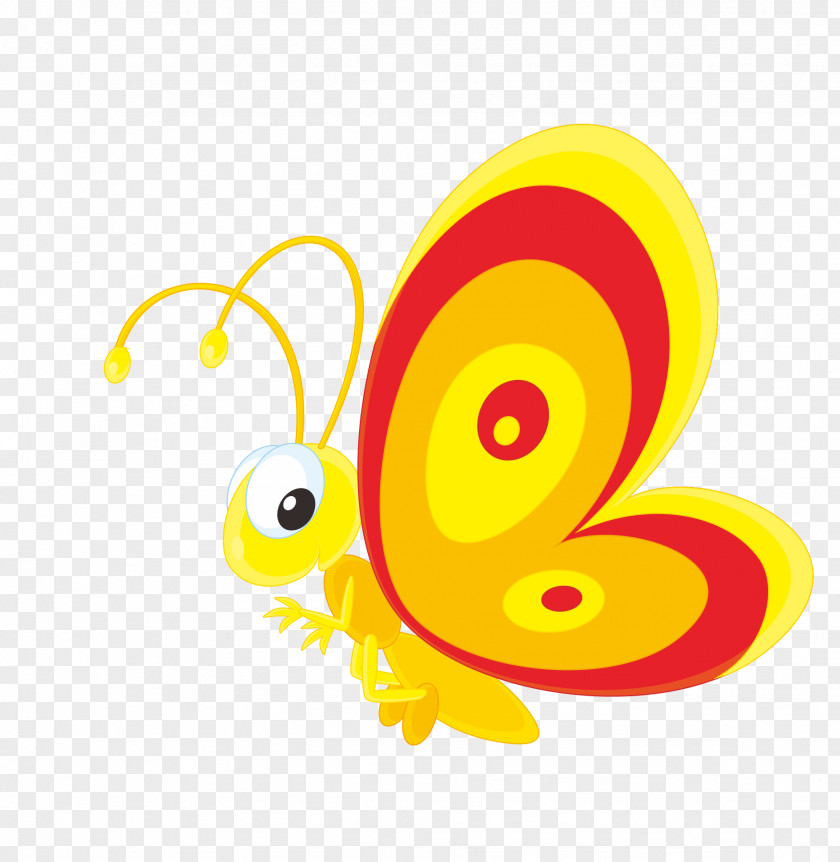 Cartoon Butterfly Insect Clip Art PNG