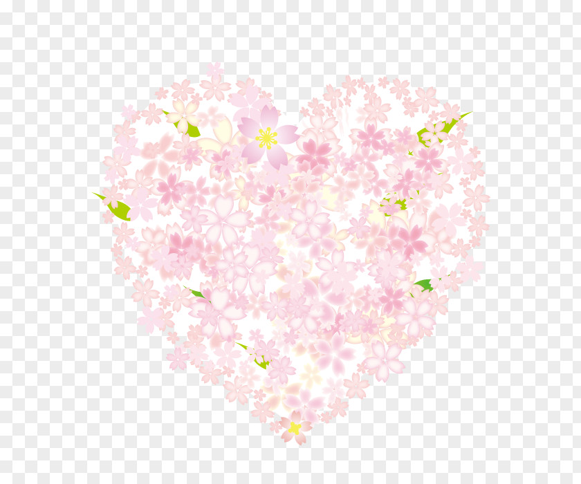 Cherry Heart Illustration. PNG