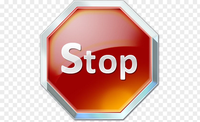 Emblem Signage Stop Sign PNG