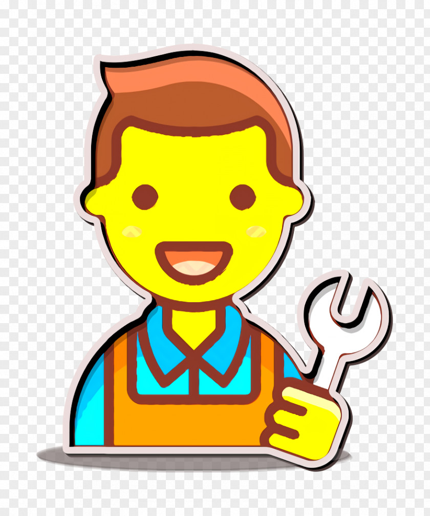 Happy Pleased 1 Icon Man Mechanic PNG