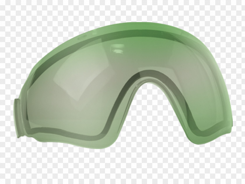 Lens Glare Goggles Plastic Green PNG