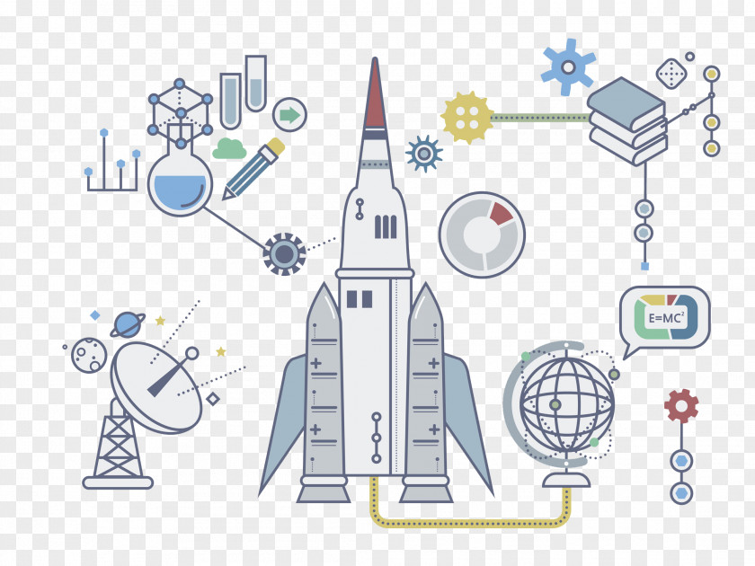 Rocket Graphic Design PNG