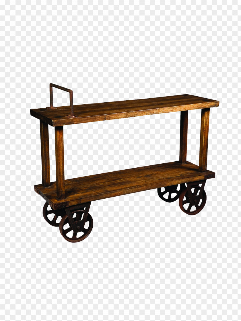 Table Shopping Cart Rail Transport Furniture PNG