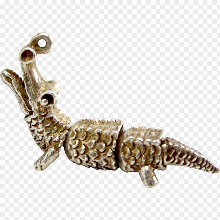 Alligator Body Jewellery Reptile Metal PNG
