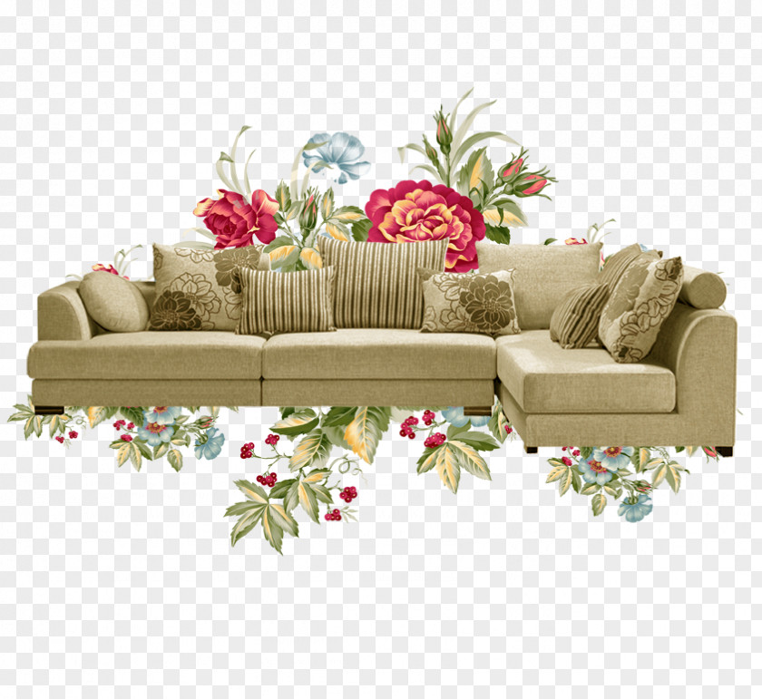 European Sofa Couch Bed Furniture Poster PNG