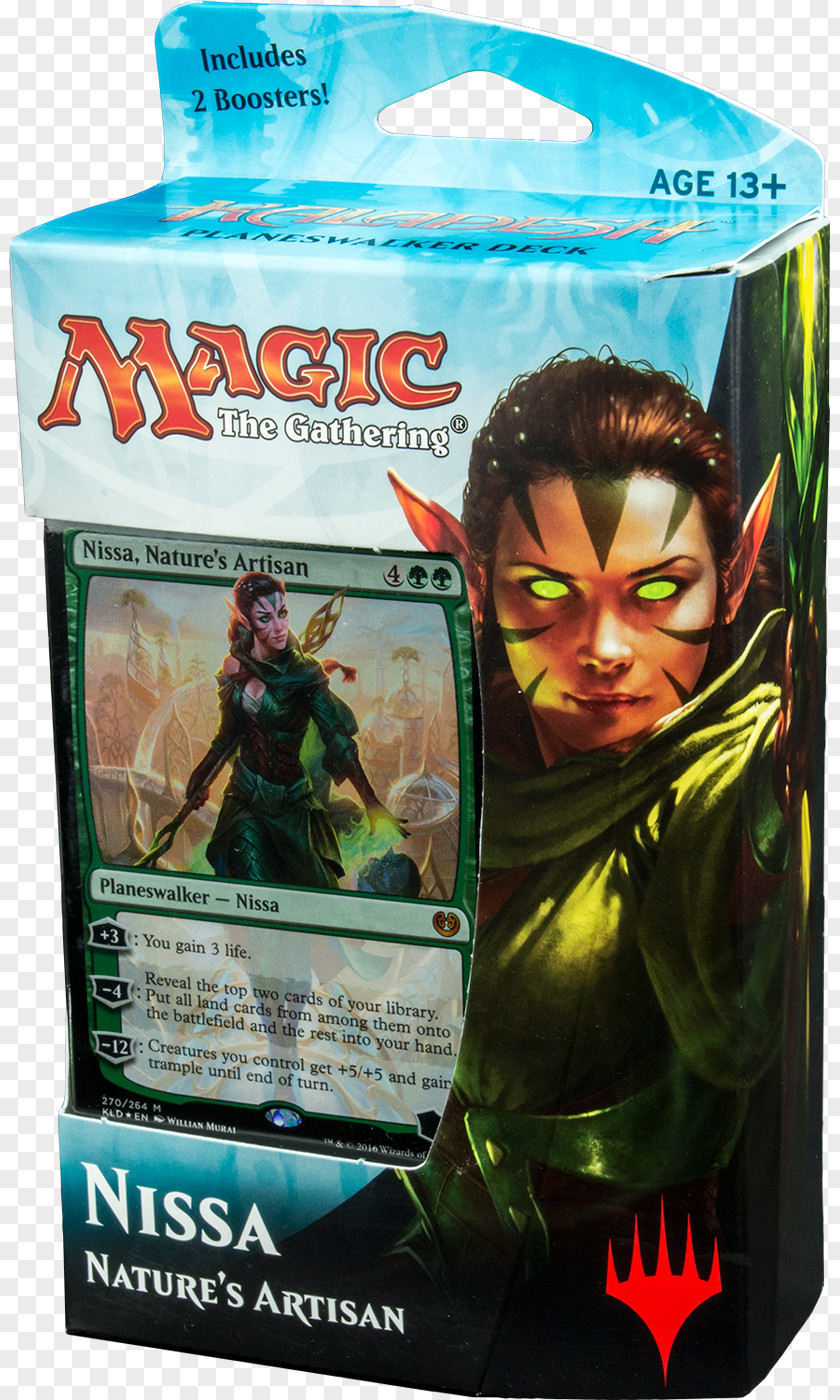 Magic The Gathering Magic: Kaladesh Playing Card Planeswalker Nissa PNG