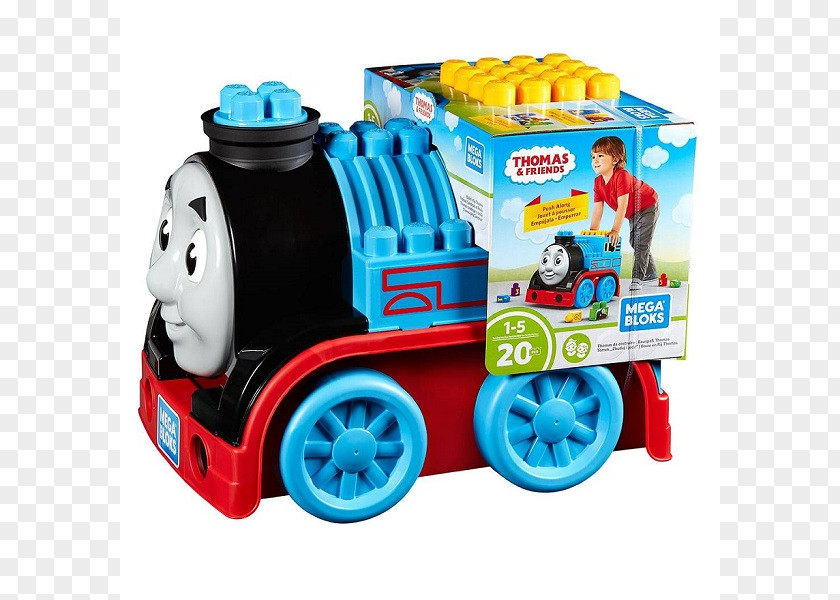 Toy Mega Bloks FFD63 Friends Build And Go Thomas Brands First Builders Big Building Bag PNG