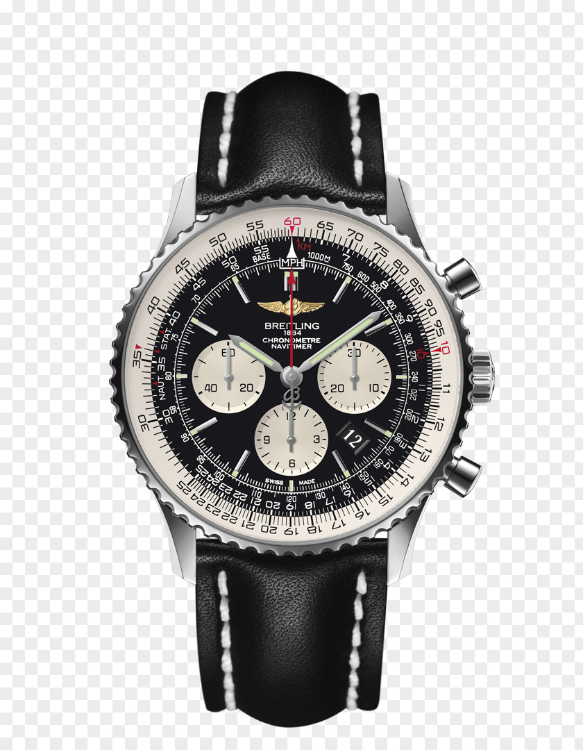 Watches Breitling SA Watch Navitimer Chronograph Strap PNG