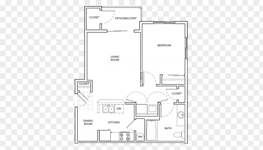 Bath Tab Floor Plan Line PNG