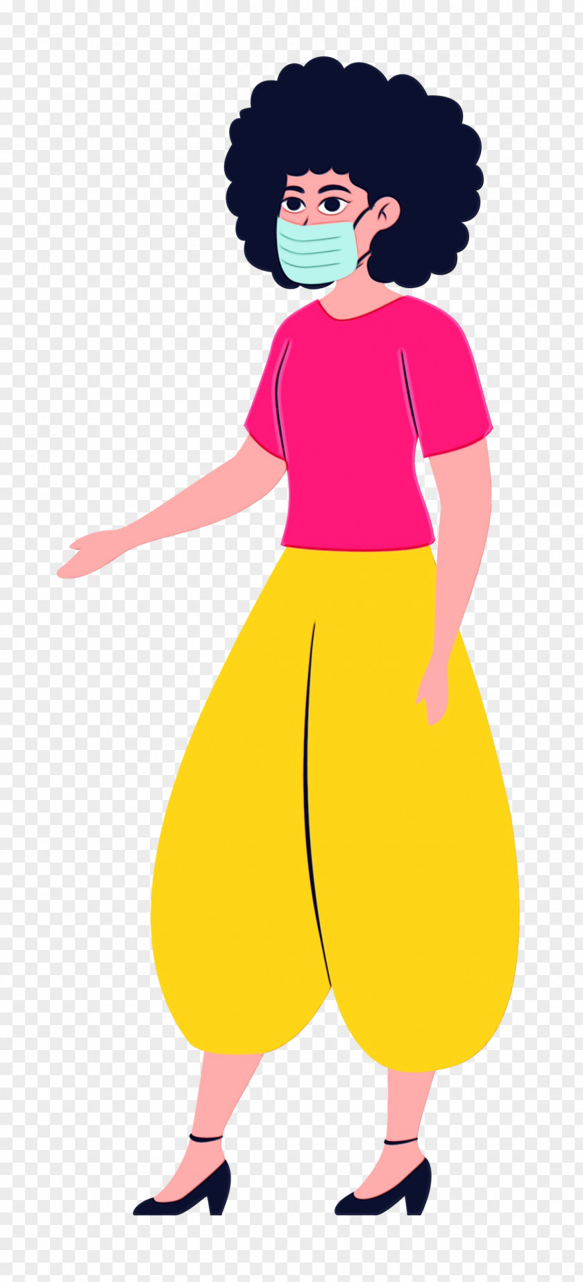 Cartoon Costume Character Yellow Happiness PNG