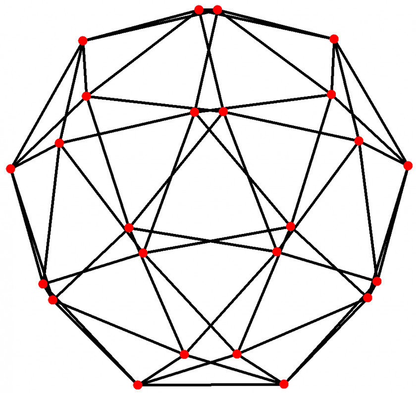 Cube Snub Alternation Archimedean Solid PNG