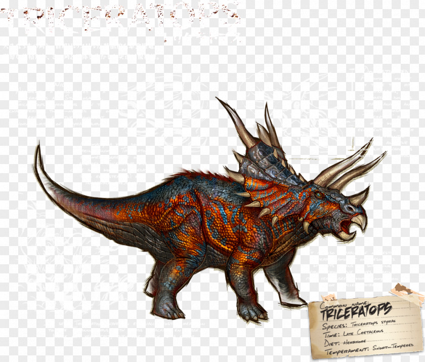 Dinosaur Triceratops ARK: Survival Evolved Styracosaurus Torosaurus Stegosaurus PNG