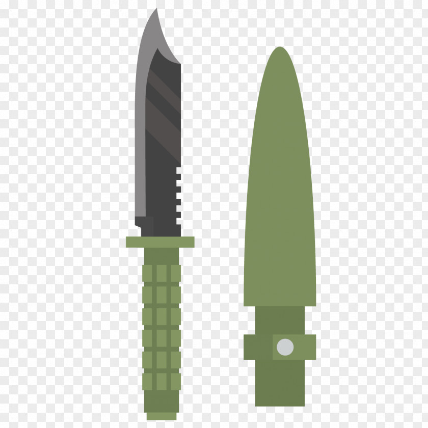 Flat Military Knife Vector Material Throwing Swiss Army PNG