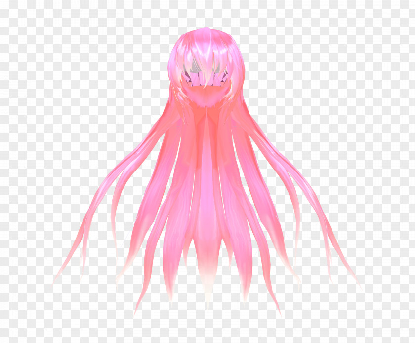 Long Hair MikuMikuDance Download Wig PNG