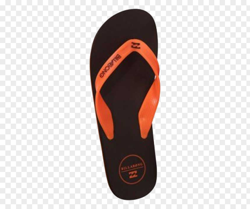 Orange Cut Flip-flops Slipper Shoe Billabong PNG