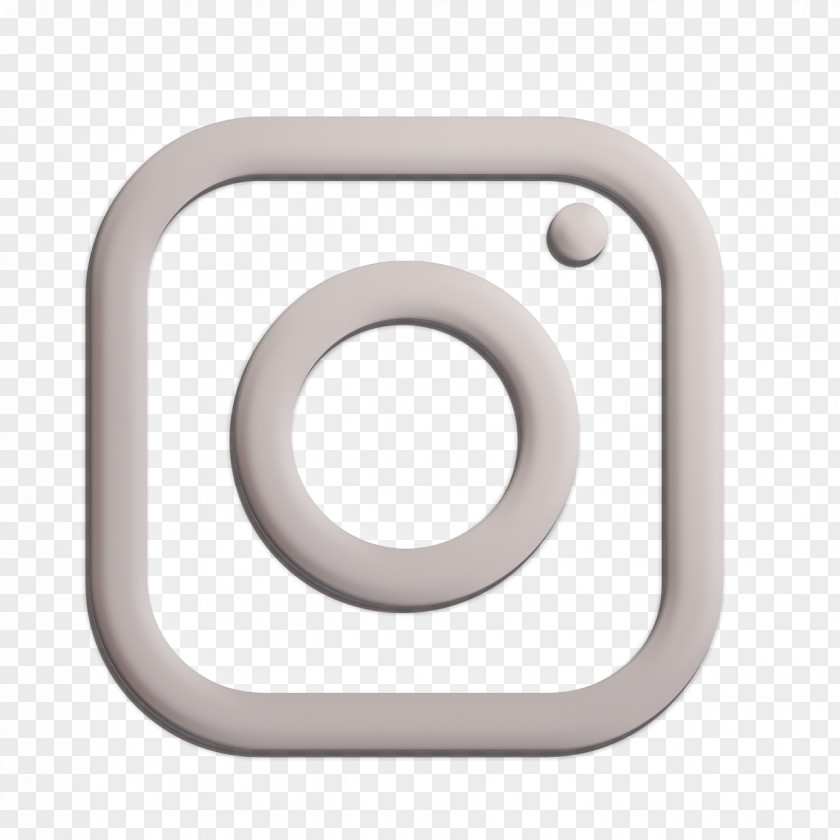 Rectangle Metal Instagram Icon Logo Media PNG