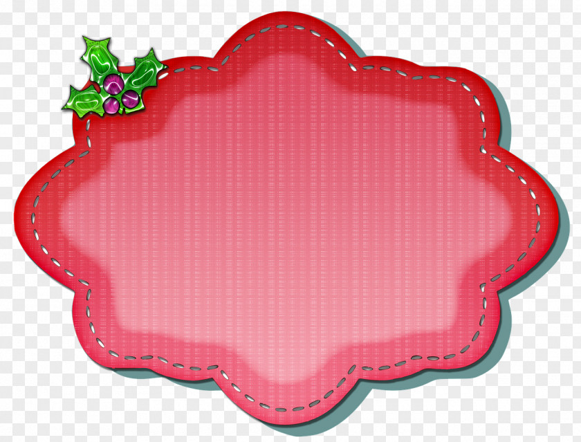 Tableware Tray Christmas Label PNG