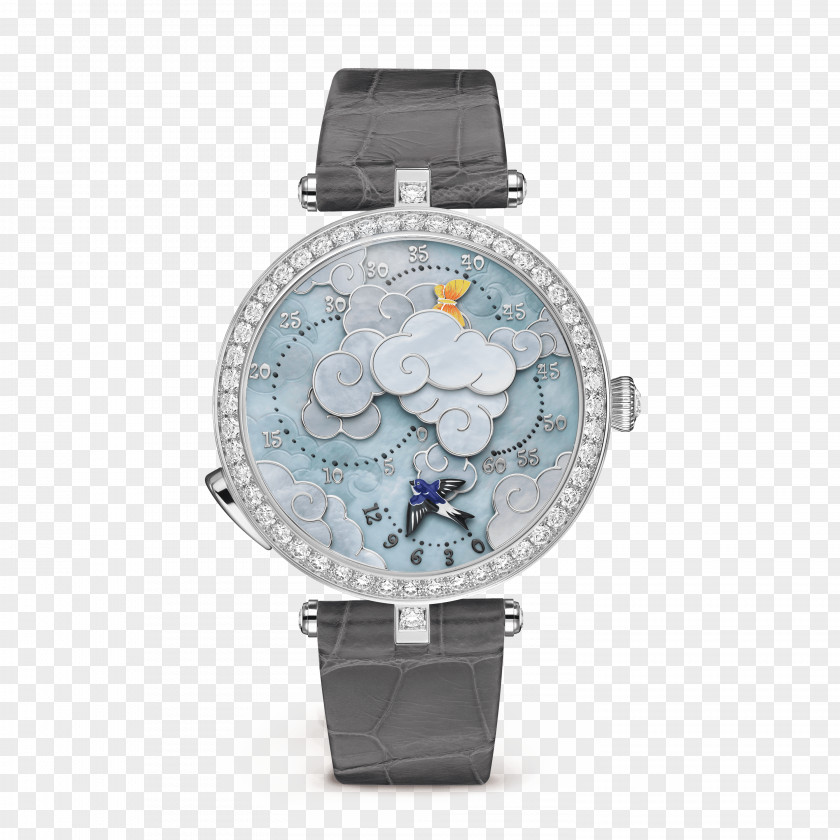 Watch Van Cleef & Arpels Strap Clock Jewellery PNG