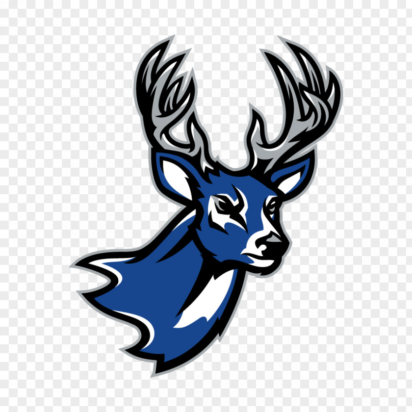 Antler Logo Sport Deer Creek Middle School PNG